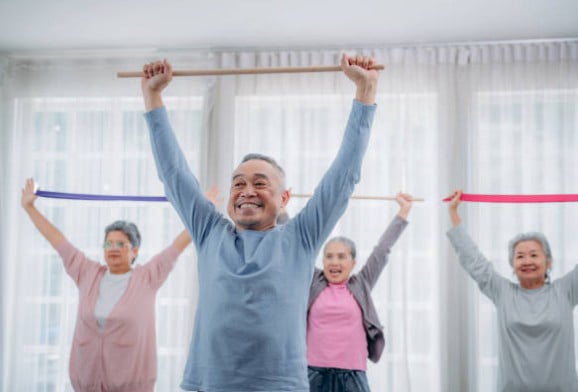 Elderly Exercising