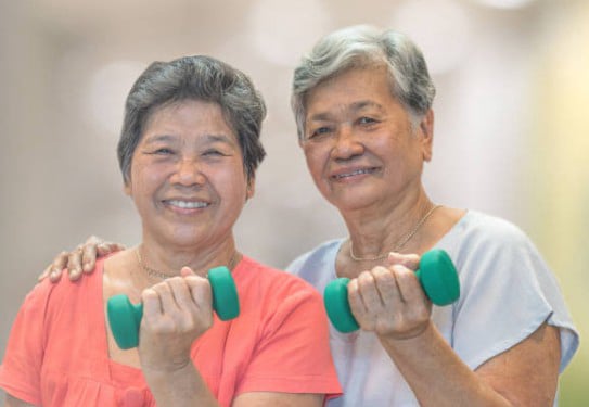 Elderly Exercising